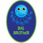 Template - Custom Octopus Big Brother Child's Name photo sculptures