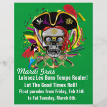 Template Flyer Theme Parties