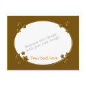 Template "Golden Christmas" postcards