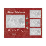 TEMPLATE - Holiday Photo Card postcards