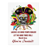 Template Invitations Announcements Mardi Gras