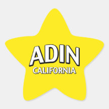 Template object star sticker
