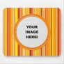 Template, Orange Stripes Border Mouse Mat
