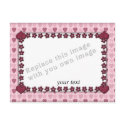 Template - Pink Heart Design postcards
