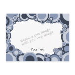 Template - Retro Circle Design postcards