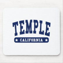 Temple City California College Style tee shirts Mousepads