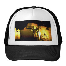 Temple of Amon, Karnak Temple, Luxor, Egypt Desert Mesh Hats