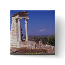 Temple of Apollo, Cyprus Pinback Buttons