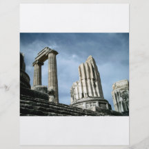 Temple Of Apollo, Turkey Flyer Design