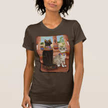 Temple of Bastet Egypt Bast Goddess Cat Art Shirt