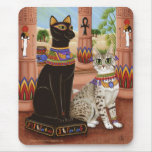 Temple of Bastet Egypt Bast Goddess Cat Mousepad