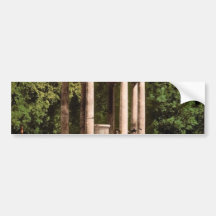 Temple of Bosco, Rome, Italy classic Photochrom Bumper Sticker