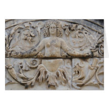 Temple of Hadrian, MEDUSA -  Picture of Medusa Greeting Card