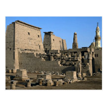 Temple of Luxor, Luxor, Egypt Desert Post Card