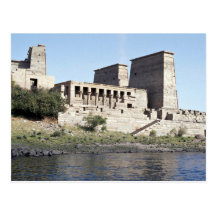 Temple of Philae Aswan, upper Egypt Desert Post Cards