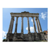 Temple of Saturn - early 4th century BC Post Cards