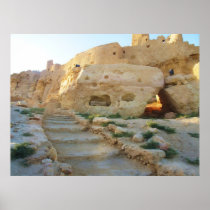 Temple of the Oracle Siwa Oasis in Egypt Poster