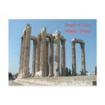 Temple of Zeus Postcard