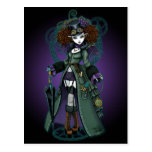Temple Victorian Steampunk Vampire Angel Postcard