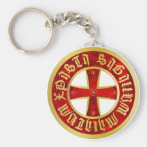 Templer Kreuz / Ritterkreuz / Crusaders Cross Schlüsselanhänger