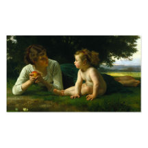 Temptation, William-Adolphe Bouguereau Business Card Templates