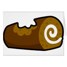 Tempting Chocolate Log Greeting Cards