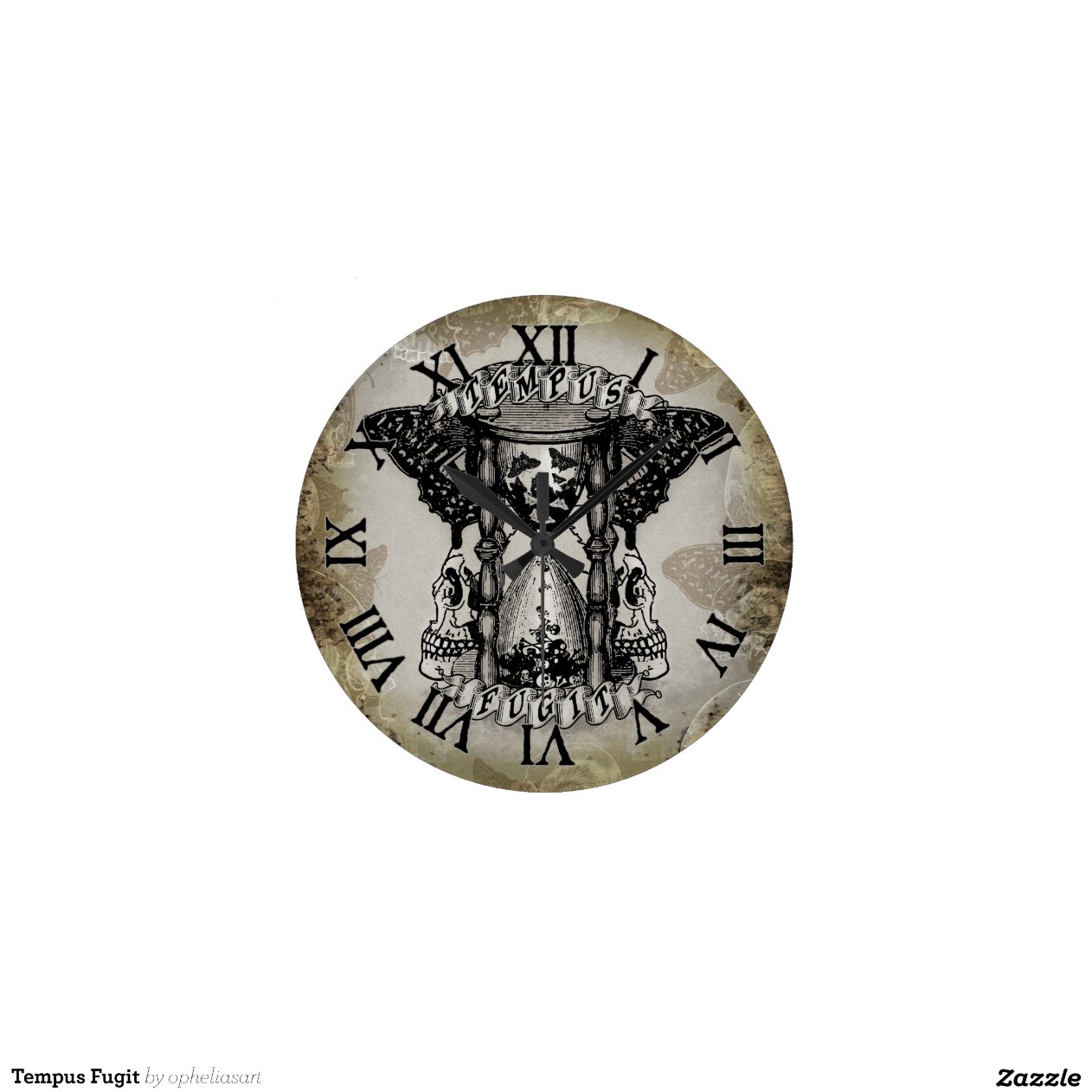 Tempus Fugit Clocks | Zazzle