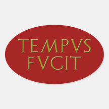 Tempus Fugit Sticker