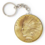 Ten Dollar Gold Indian Coin keychains