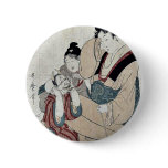 Ten erotic names by Kitagawa, Utamaro Ukiyoe buttons