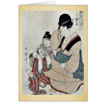 Ten erotic names by Kitagawa, Utamaro Ukiyoe Cards