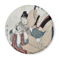 Ten erotic names by Kitagawa, Utamaro Ukiyoe Magnets