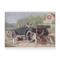 Ten Miles to a Garage - Postcard
