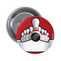 ten pin bolwing background design with scroll