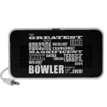 Ten Pin Bowling Bowlers Greatest Bowler World Ever Laptop Speaker