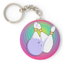 Ten Pin Bowling Key Chains