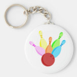Ten Pin Bowling Keychain