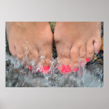 Ten Toes on Holiday Print