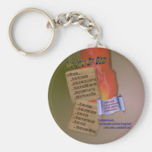 Ten Words Key Chain
