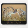 Tender Kiss Cheetah Baby & Mum mousepad