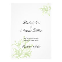 Tender Lilies Invites