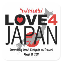 Tenderhearted Love 4 Japan Stickers