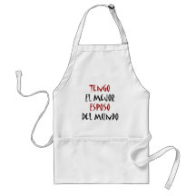 Tengo El Mejor Esposo Del Mundo Aprons