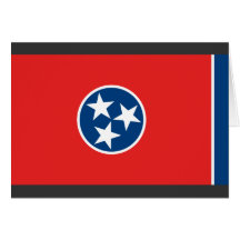 Tennessee Flag Card