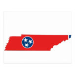 Tennessee Flag Map Postcard