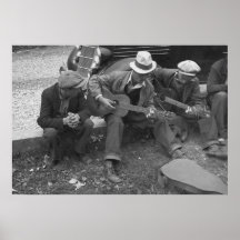 Tennessee Street Musicians, 1935 Poster