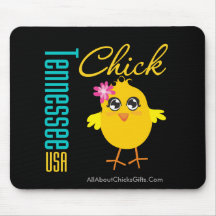Tennessee USA Chick Mouse Pads