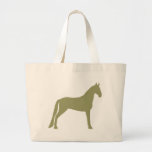 Tennessee Walking Horse (olive green) Canvas Bags