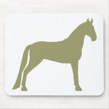 Tennessee Walking Horse (olive green) Mousepad