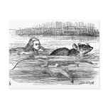 Tenniel's Alice In Wonderland Postcard